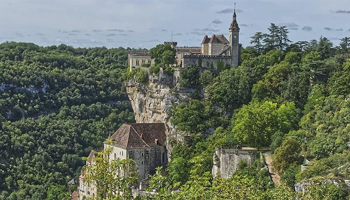 Château de Rocamadour dans le lot