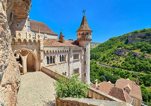 Sanctuaire Notre-Dame de Rocamadour dans le lot