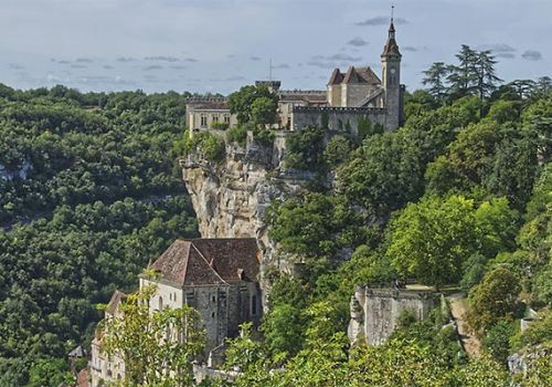 Château de Rocamadour dans le lot